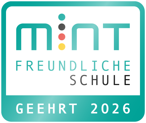 Siegel MINT-freundliche Schule, geehrt 2026
